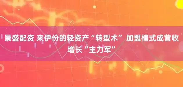 景盛配资 来伊份的轻资产“转型术” 加盟模式成营收增长“主力军”